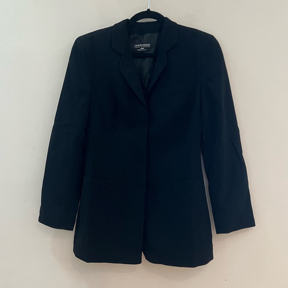 Giorgio Armani Classic Black Blazer